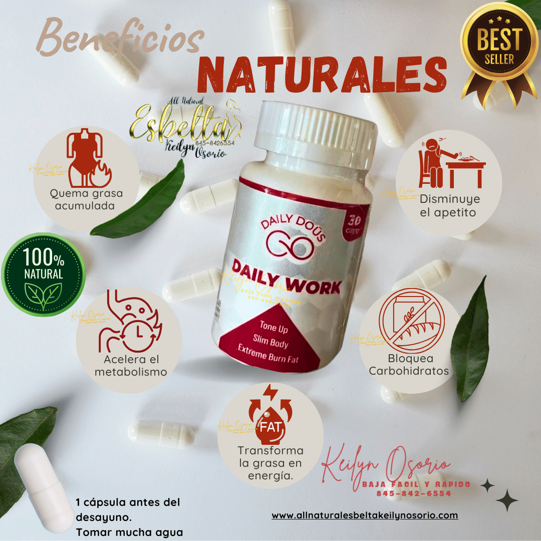 DAILY WORK y Esbelta detox plus