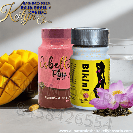 Capsulas para la pérdida de peso Bikini y Detox plus