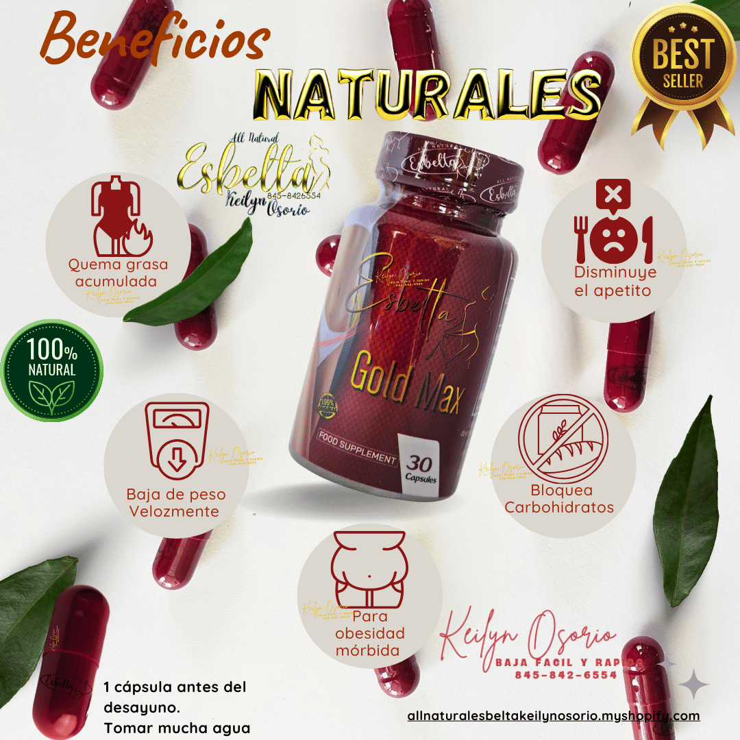 BIKINI Gold  y Esbelta  ELB Detox CÁPSULAS PARA LA PÉRDIDA DE PESO