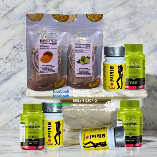 !Super especial! paquete de reducción BIKINI y Esbelta Detox