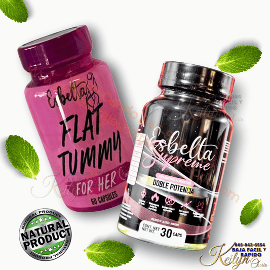 Esbelta Flat Tummy y supreme doble potencia maximos resultados gran combinación